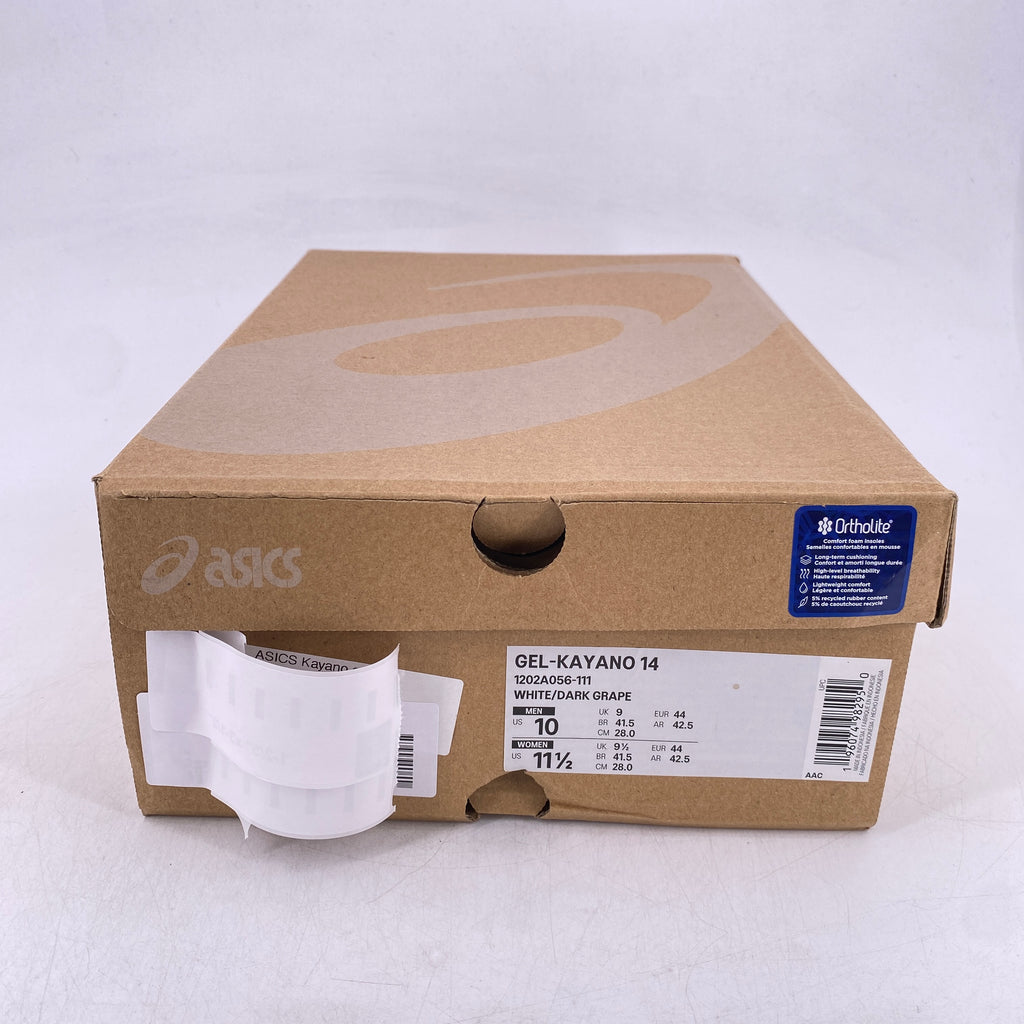 Asics Gel-Kayano 14 "White Dark Grape" 2023 New Size 11.5W