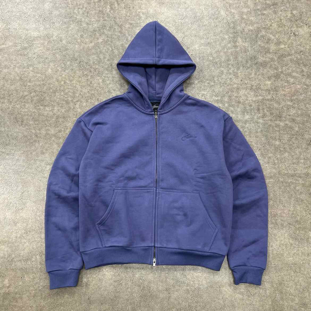 JAMIE Zip Up "DOUBLE ZIP" Navy New Size S