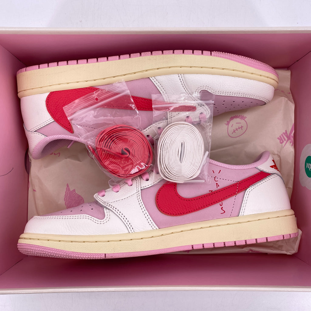 Air Jordan 1 Low OG SP "Travis Scott Sail Tropical Pink" 2026 Used Size 9.5
