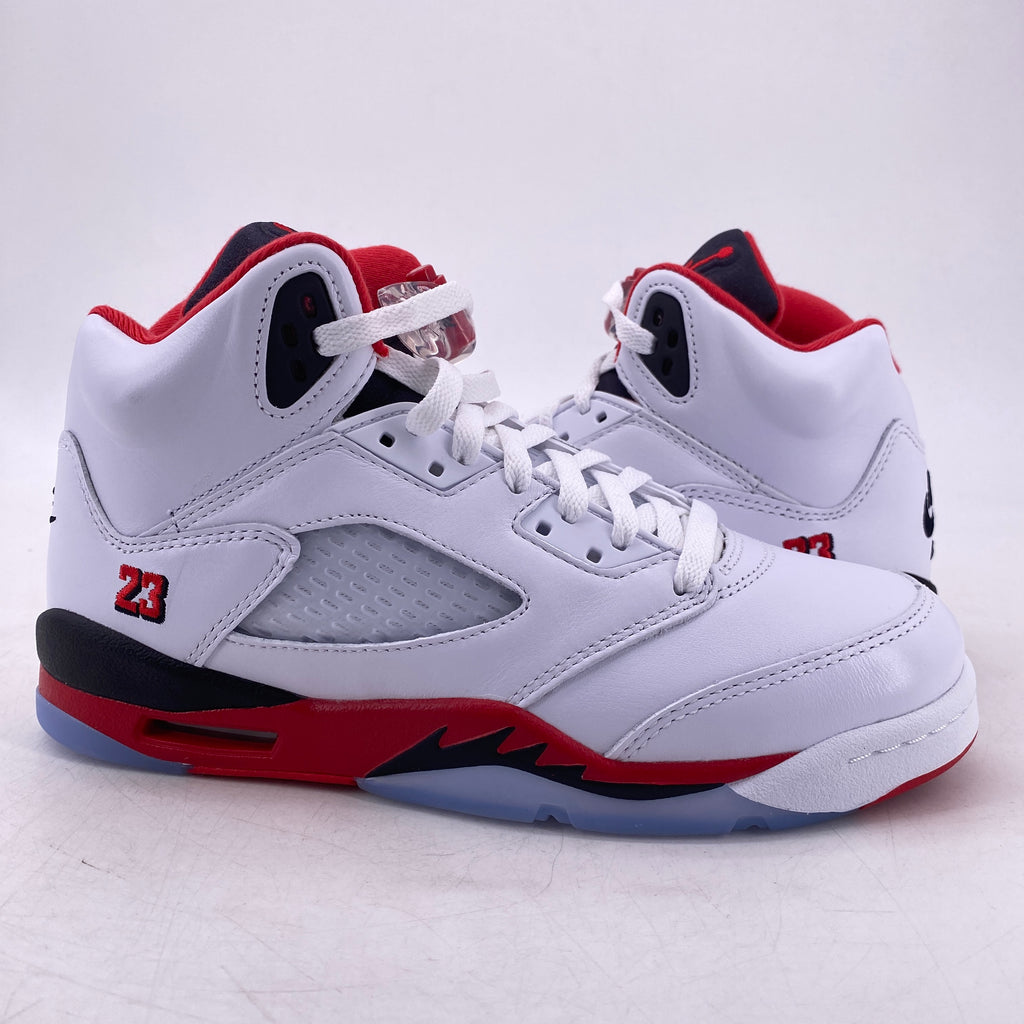 Air Jordan (GS) 5 Retro "Fire Red Black Tongue" 2025 New Size 7Y