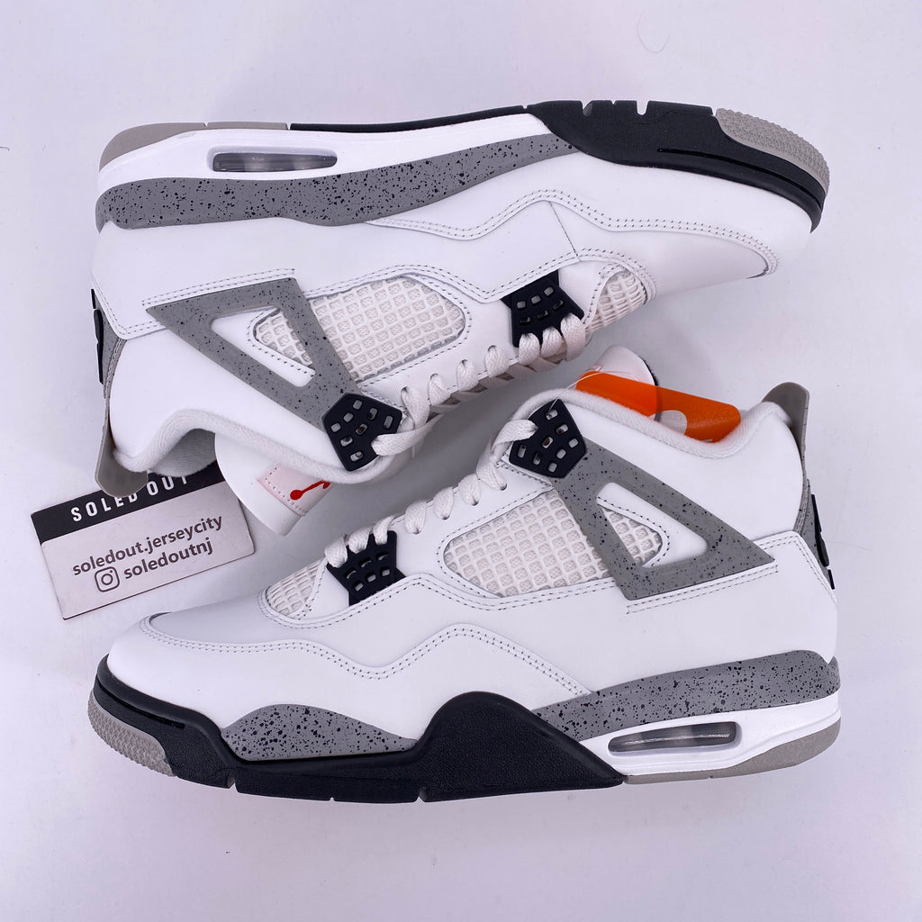 Air Jordan 4 Retro "White Cement" 2025 New Size 10