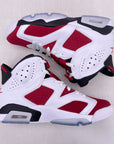 Air Jordan 6 Retro "Carmine" 2021 New Size 7.5