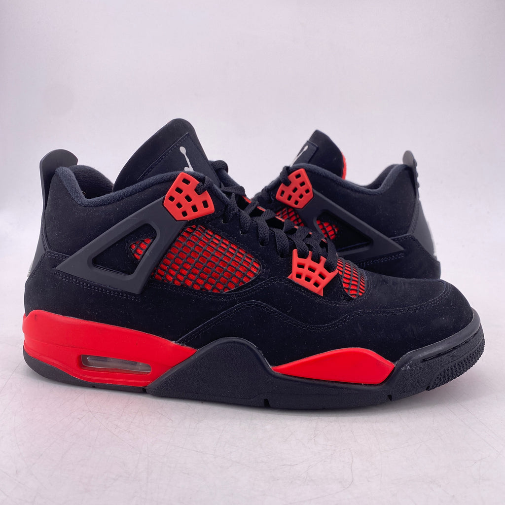 Air Jordan 4 Retro "Red Thunder" 2022 Used Size 9.5
