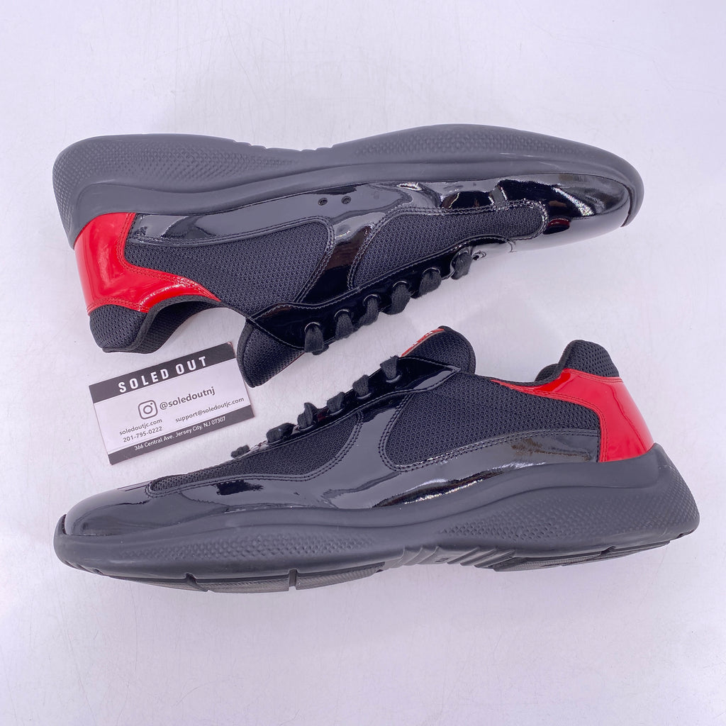 Prada America's Cup "Anthracite Red"  Used Size 11P