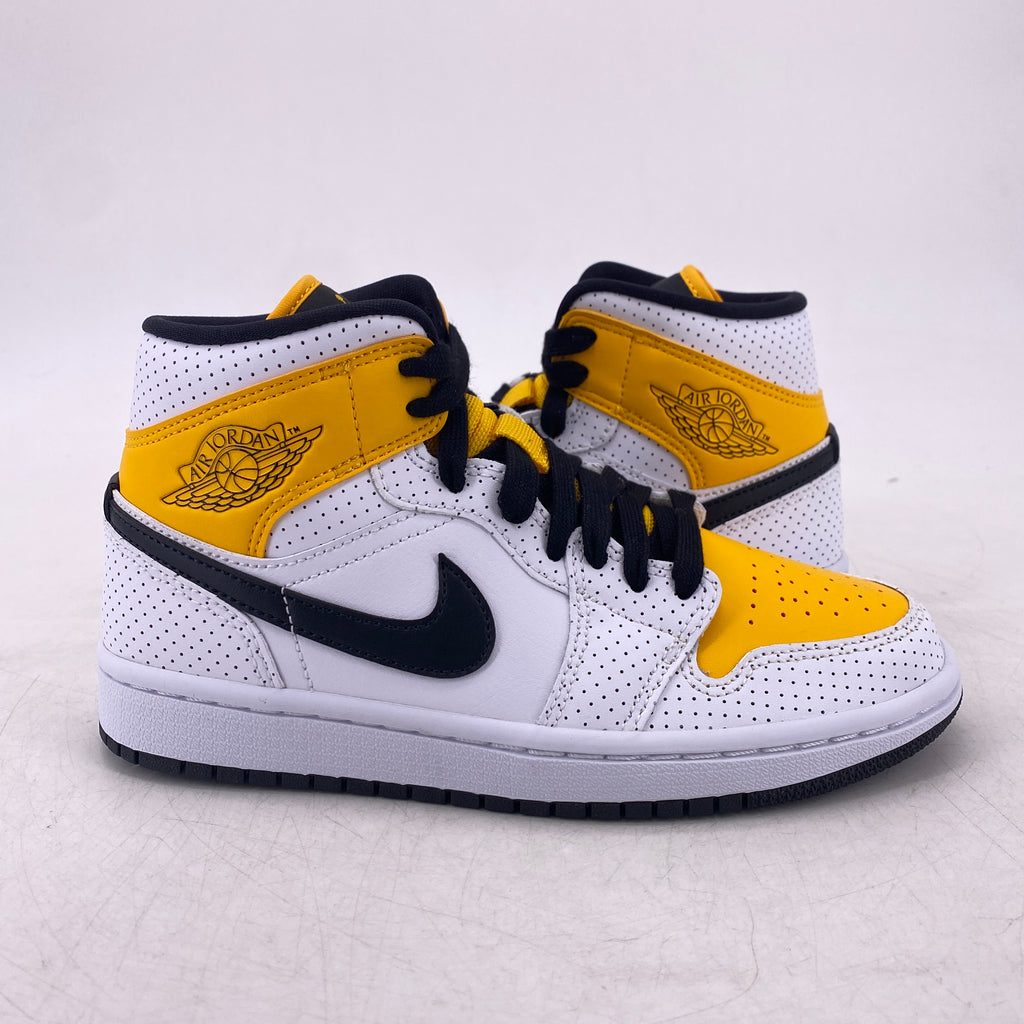 Air Jordan (W) 1 Mid "Laser Orange" 2021 New Size 5.5W