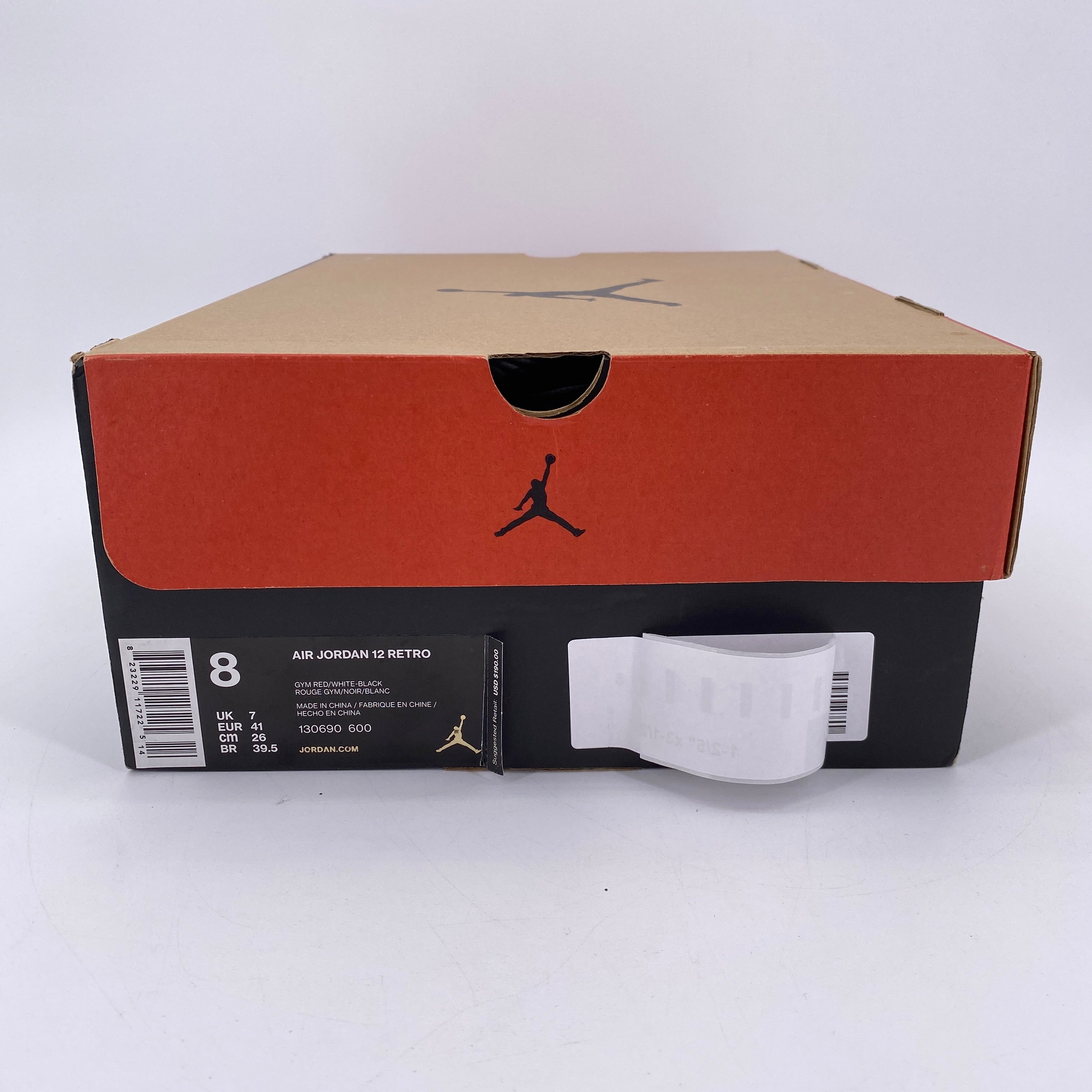 Air Jordan 12 Retro &quot;Gym Red&quot; 2016 New Size 8