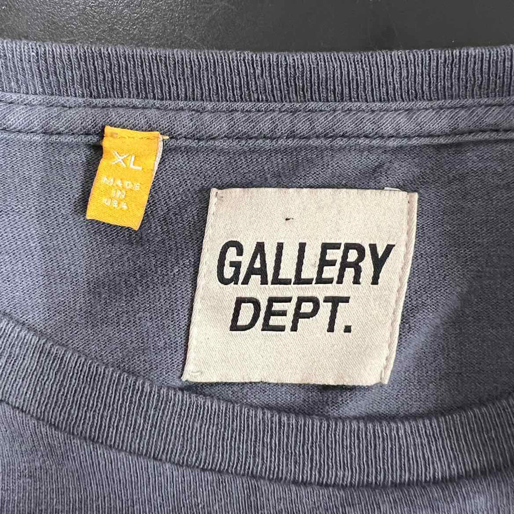 Gallery DEPT. Long Sleeve "LOGO PRINT" Black Used Size XL