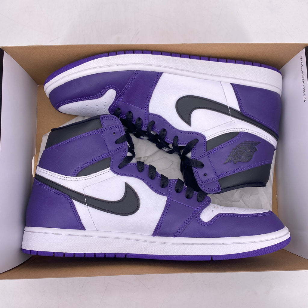 Air Jordan 1 Retro High "Court Purple White" 2020 Used Size 11