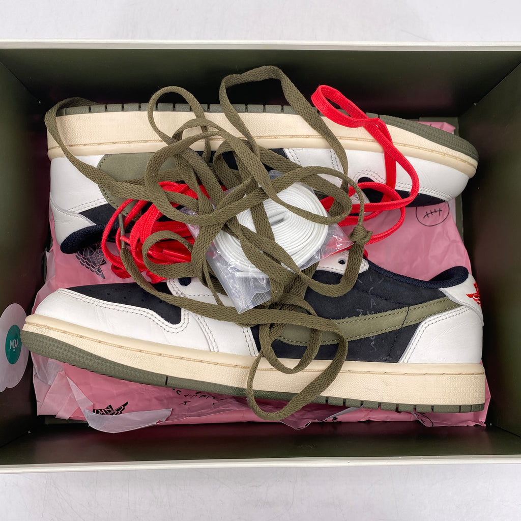 Air Jordan (W) 1 Low OG "Travis Scott Olive" 2023 Used Size 9.5W
