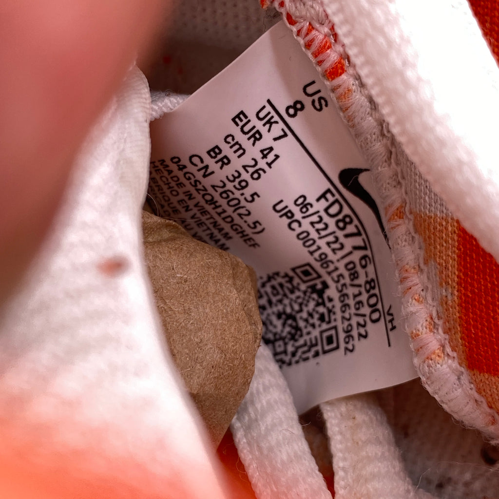 Nike SB Dunk Low "Orange Lobster" 2022 Used Size 8