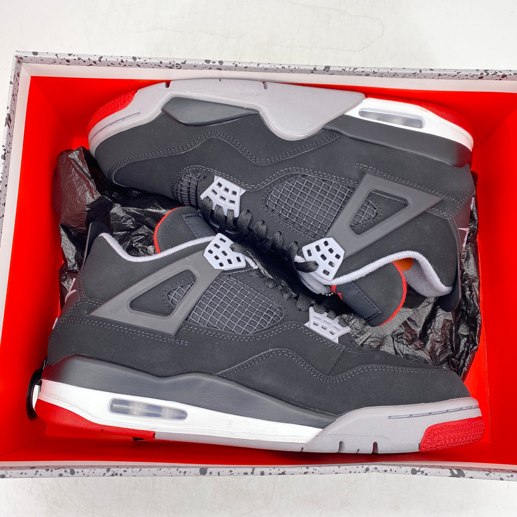Air Jordan 4 Retro "Bred" 2019 New Size 8