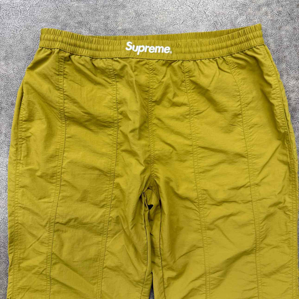 Supreme Track Pants "NYLON" Green Used Size XL