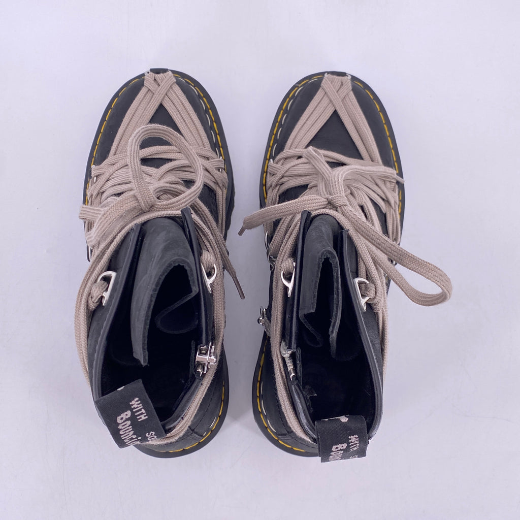 Dr. Martens 1460 Megalace Quad "Rick Owens Black" 2025 Used Size 10