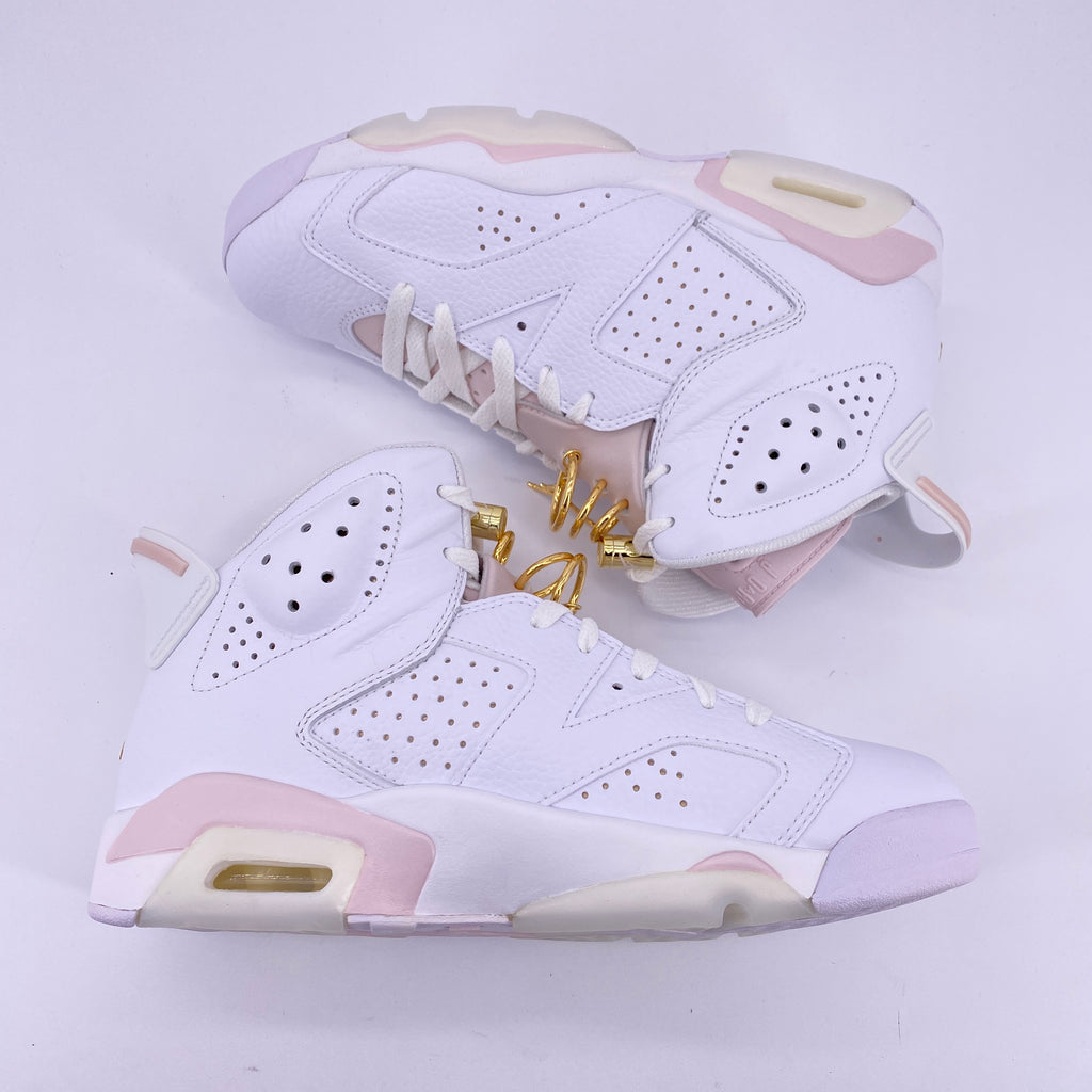 Air Jordan (W) 6 Retro "Gold Hoops" 2021 New Size 8.5W