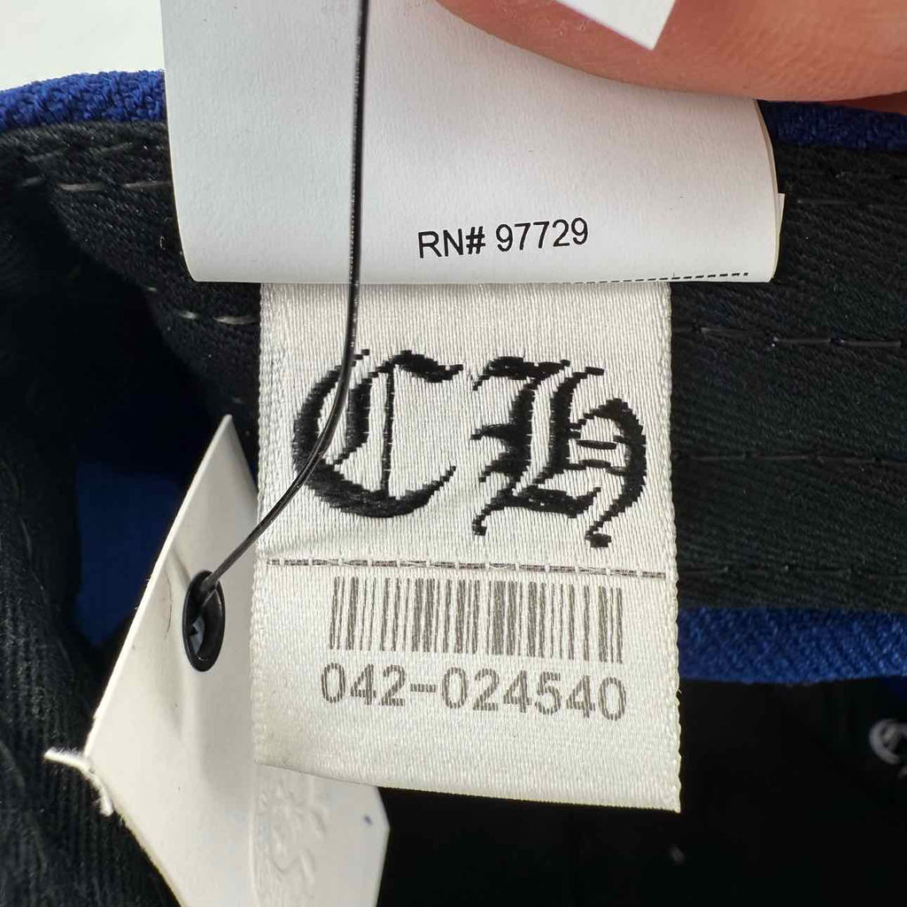 Chrome Hearts Snapback "BASEBALL" New Blue Size OS