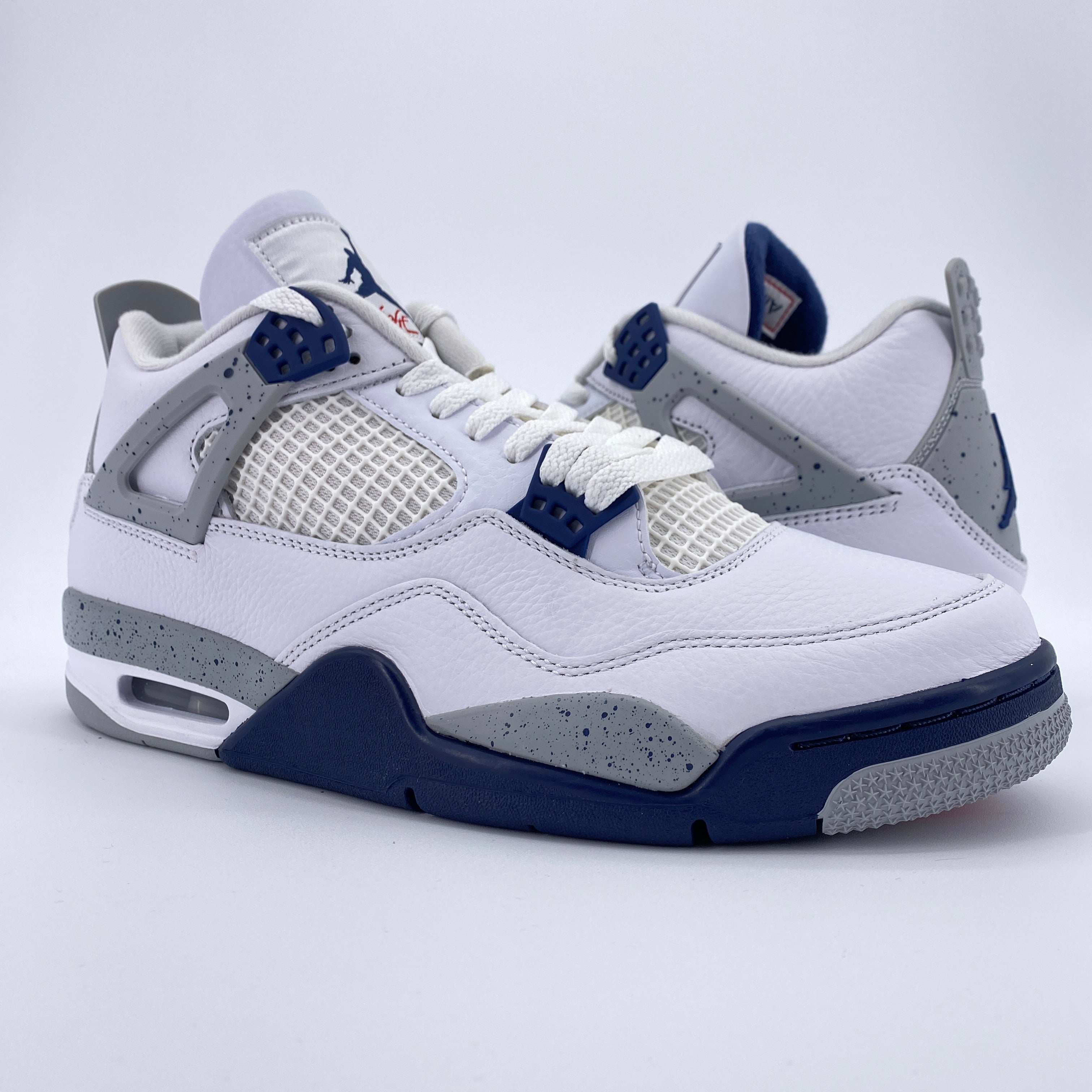 AJ4 Jordan Navy basketball shoes 2024