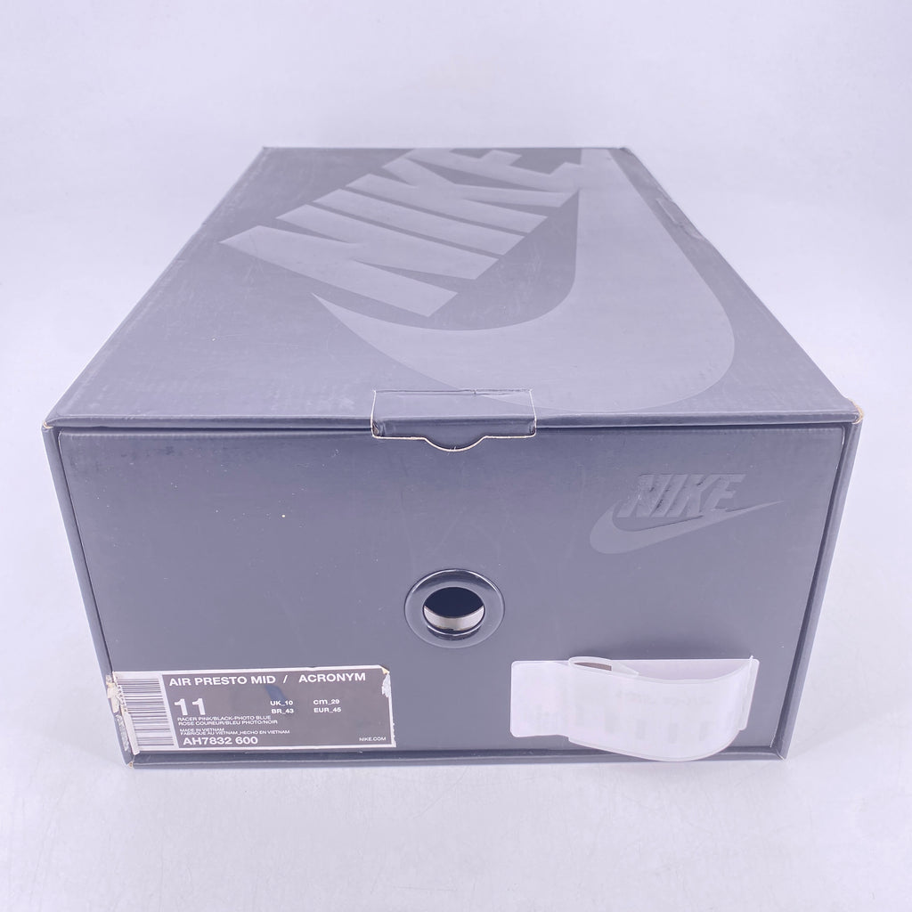 Nike Air Presto Mid "Acronym Racer Pink" 2018 New Size 11