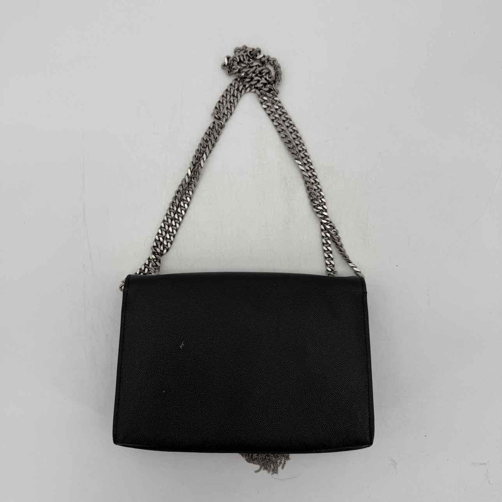 YSL Shoulder Bag "KATE TASSEL" Used Black