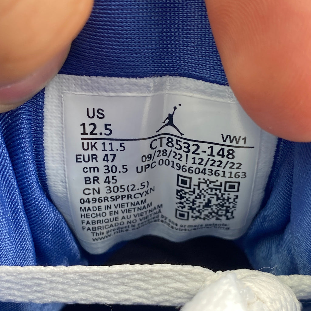 Air Jordan 3 Retro "Wizards" 2023 Used Size 12.5