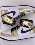 Air Jordan 1 Mid "Metallic Gold" 2020 New Size 8