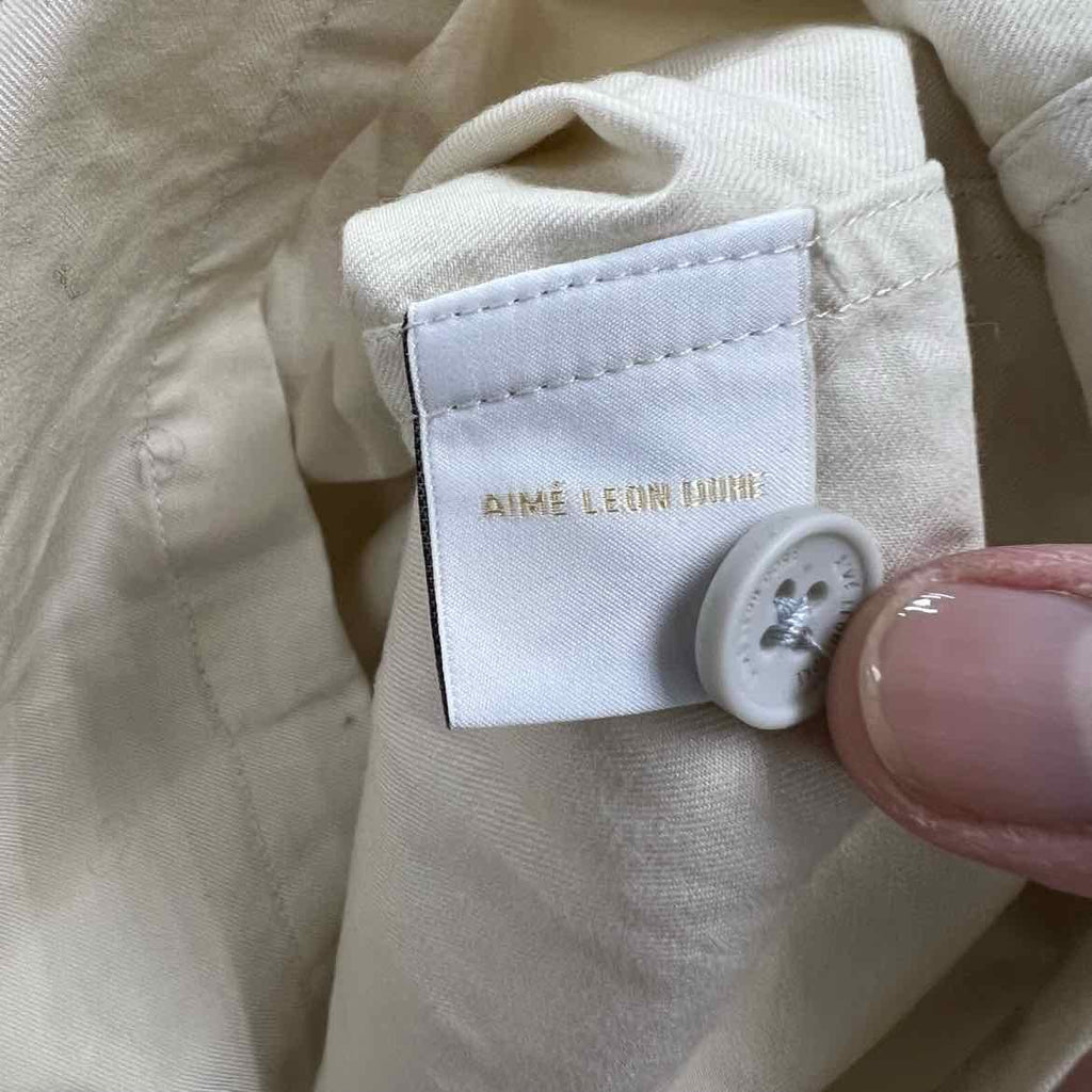 Aime Leon Dore Button Up "POCKET" Beige New Size 2XL