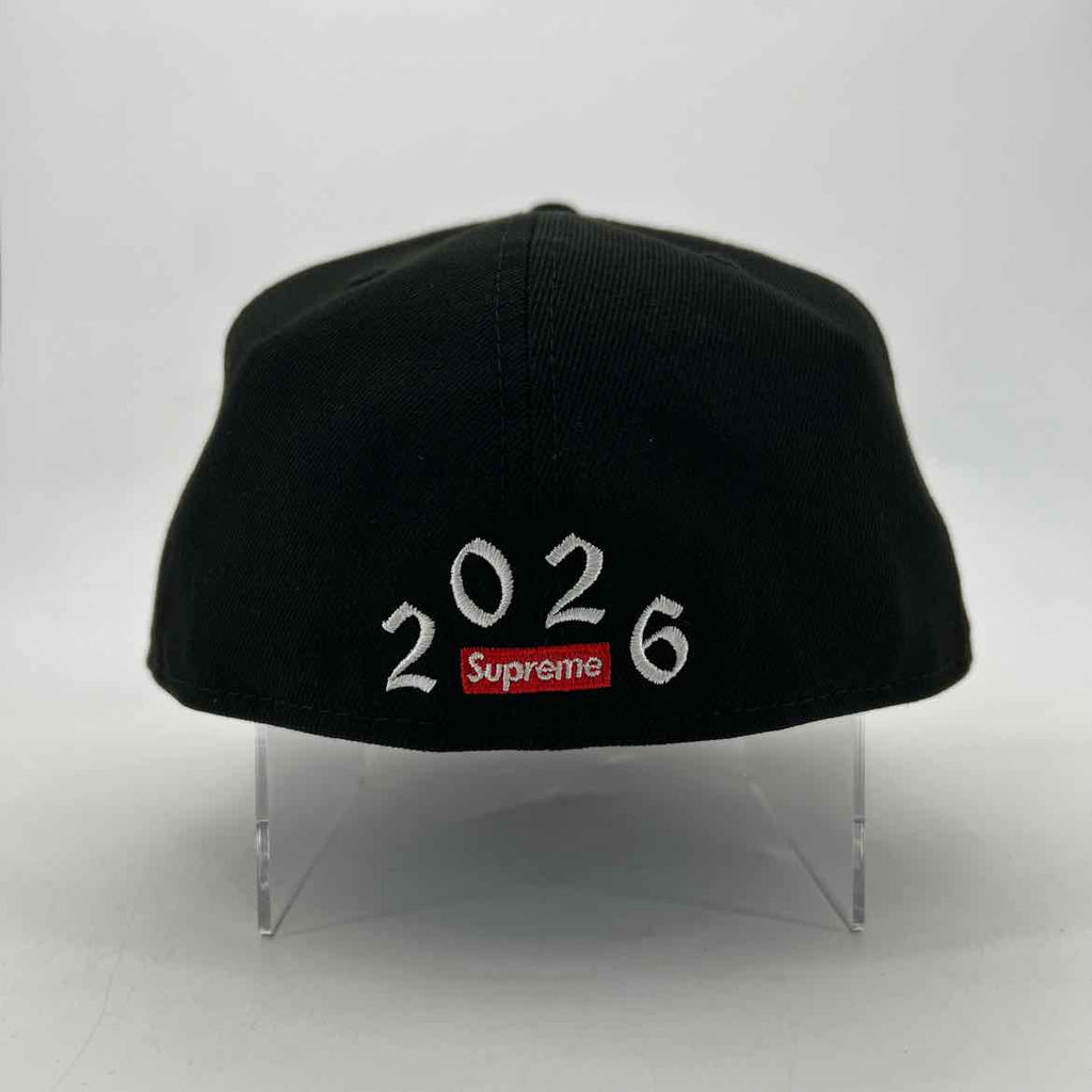 Supreme Fitted Hat "DEVIL S LOGO" New Black Size 7 3/8