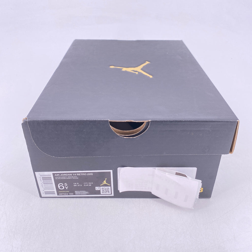 Air Jordan (GS) 14 Retro "Black Toe" 2024 New Size 6.5Y