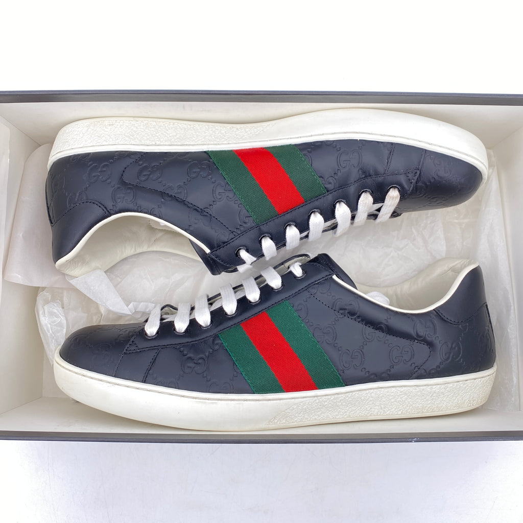 Gucci Ace Sneaker Low "Signature" 2020 Used Size 11G