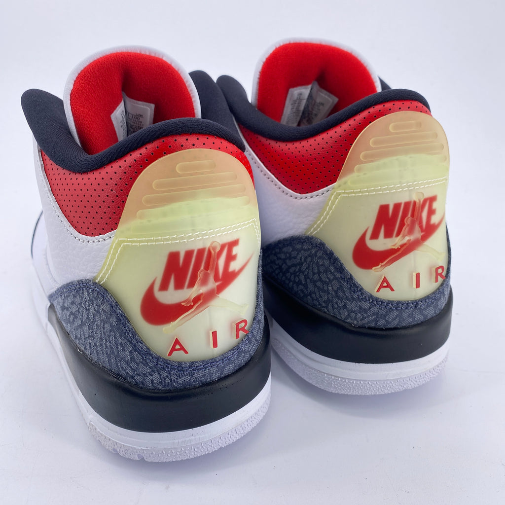 Air Jordan 3 Retro "Fire Red Denim" 2020 New Size 11