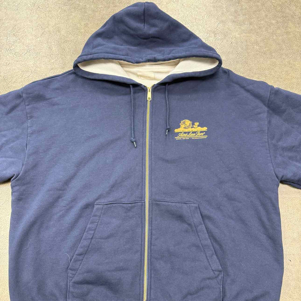 Aime Leon Dore Zip Up "WAFFLE" Navy Used Size XL