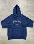 NOAH Hoodie "CHEETAH" Navy Used Size XL