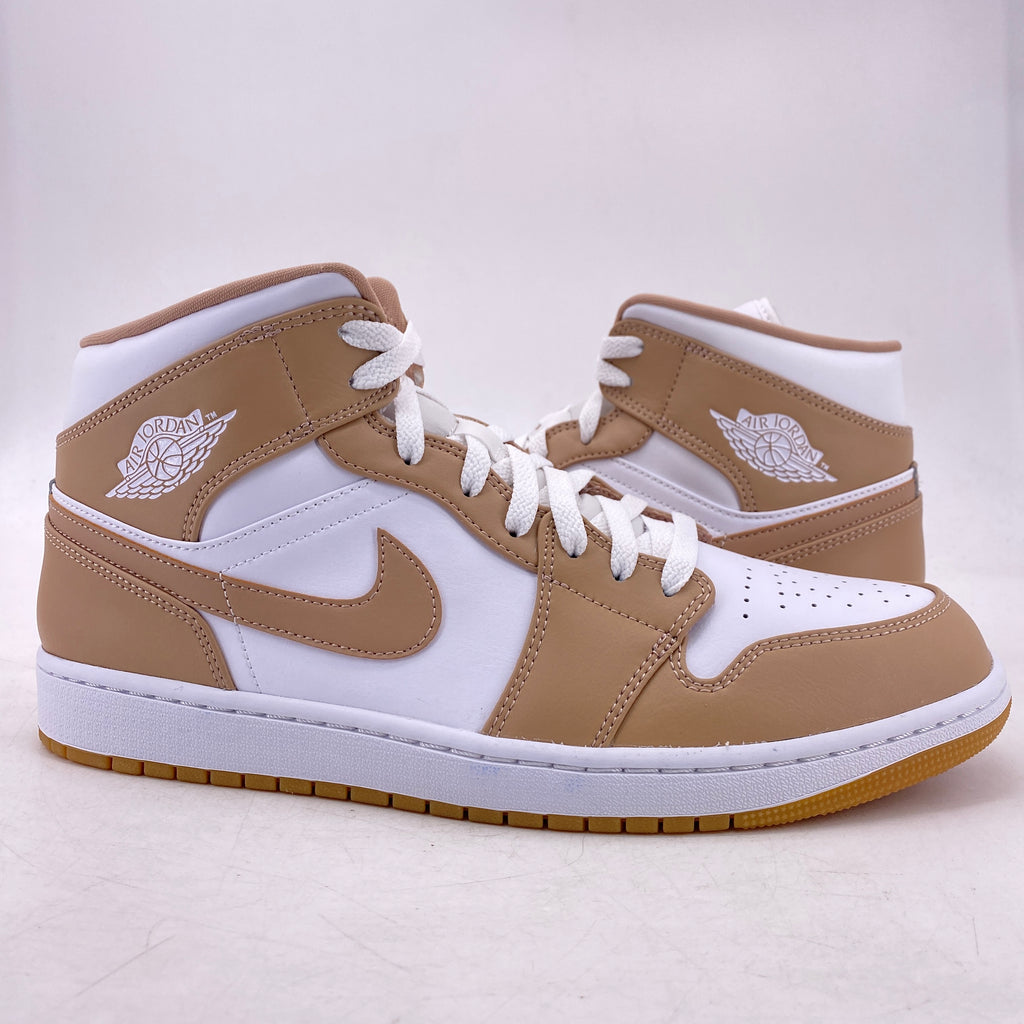 Air Jordan 1 Mid "Tan Gum" 2021 New Size 13