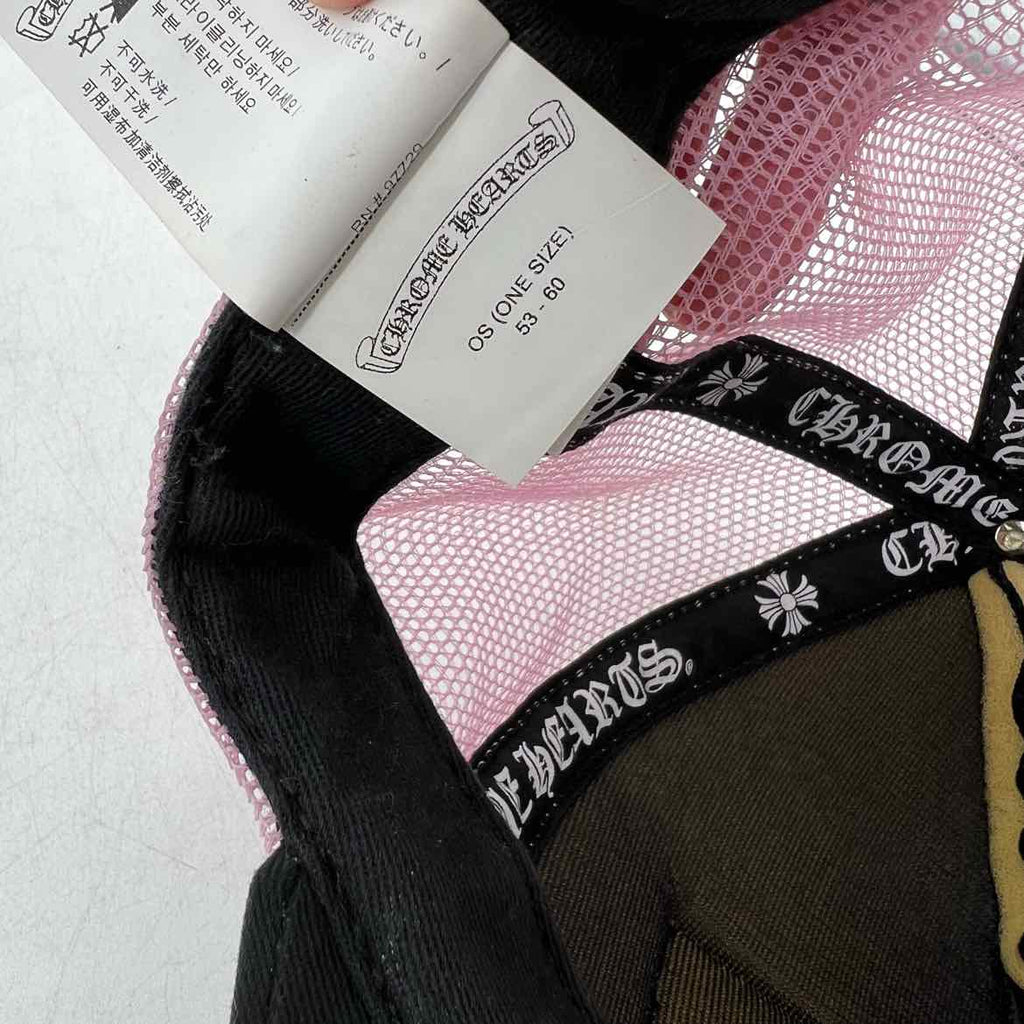Chrome Hearts Trucker Hat "PINK" Used Pink Size OS