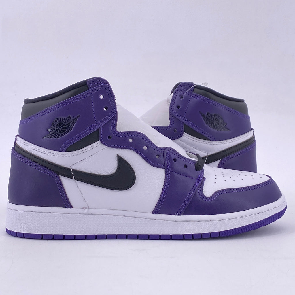 Air Jordan (GS) 1 Retro High "Court Purple 2.0" 2020 New Size 7Y