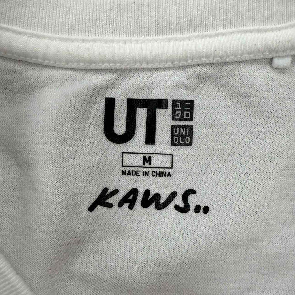Uniqlo T-Shirt "BFF" White Used Size M