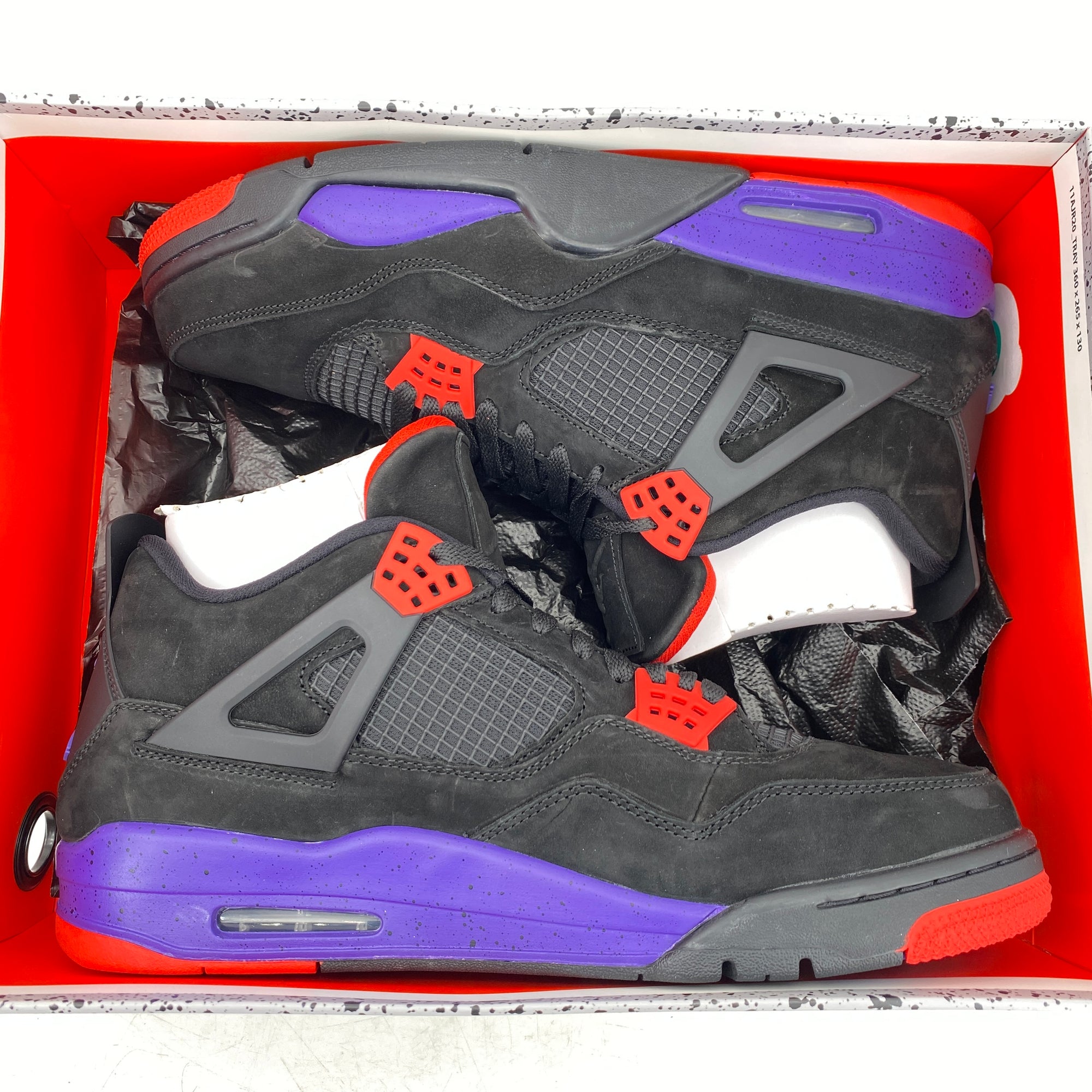 Air Jordan 4 Retro &quot;Raptors&quot; 2018 New Size 13