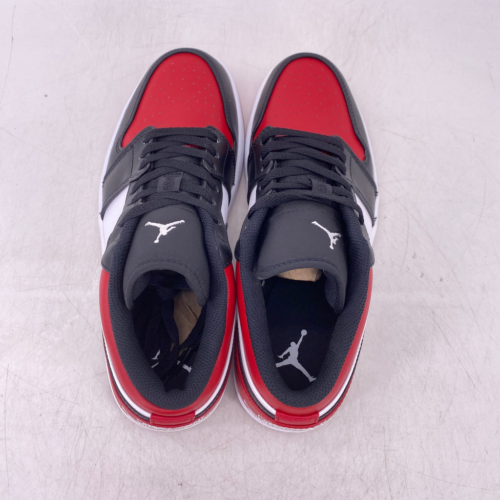 Air Jordan 1 Retro Low "Bred Toe" 2021 New Size 9.5