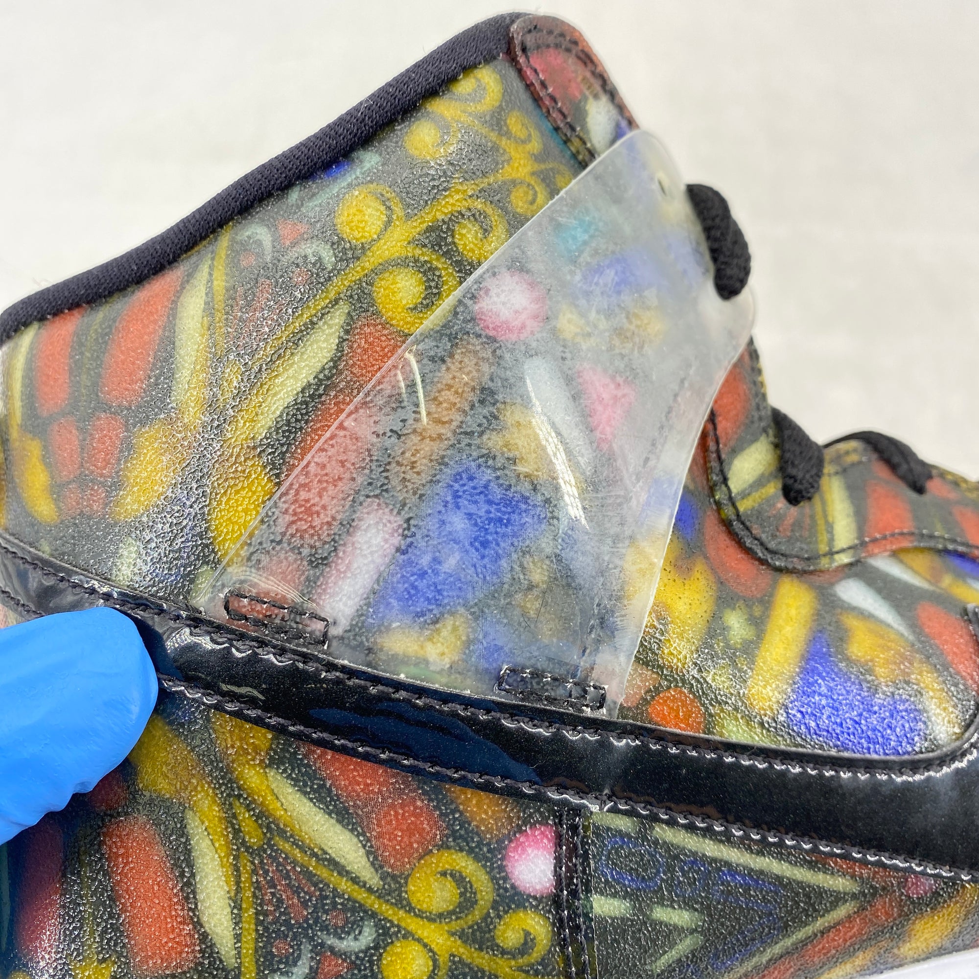 Nike SB Dunk High &quot;Stained Glass&quot; 2015 Used Size 9.5
