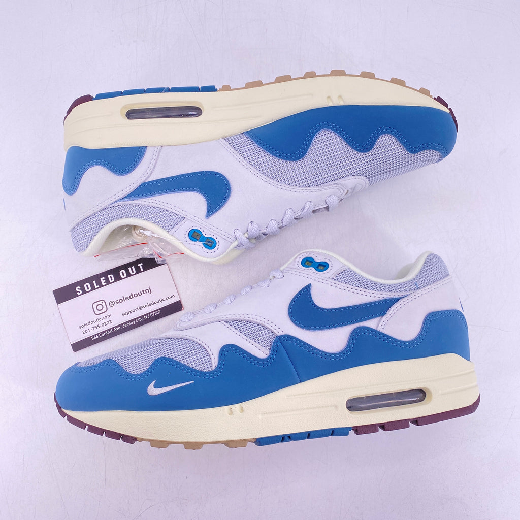 Nike Air Max 1 / Patta "Waves Aqua" 2021 New Size 8.5