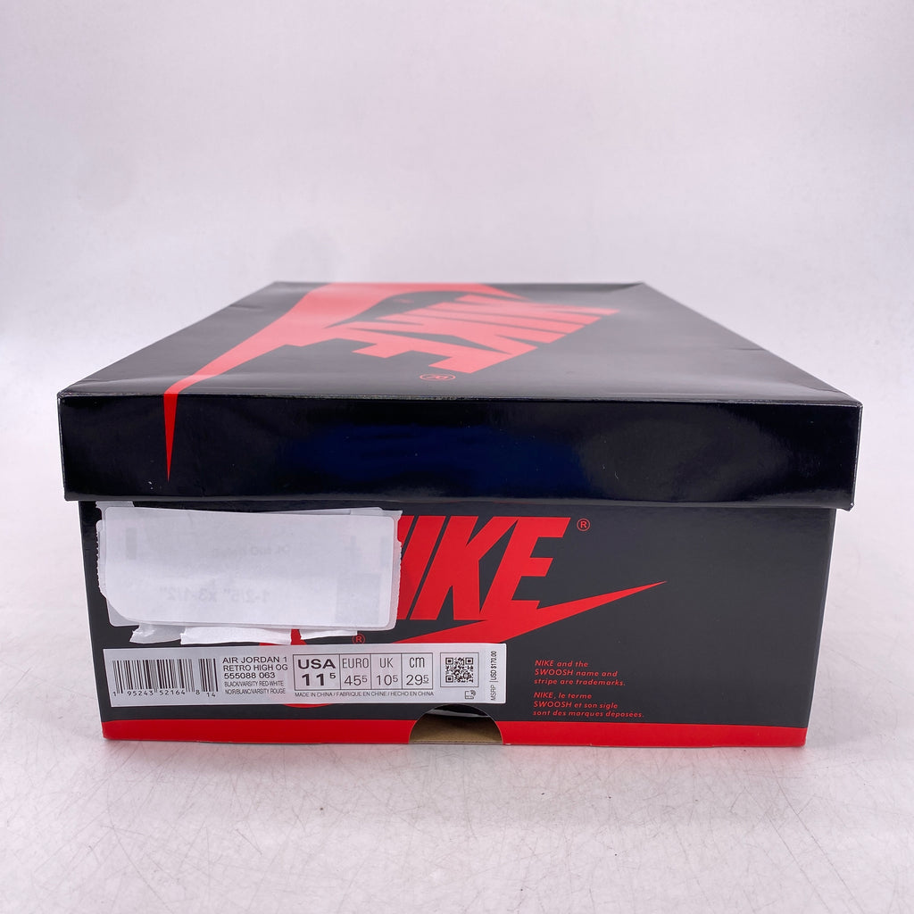 Air Jordan 1 Retro High OG "Patent Bred" 2021 New Size 11.5