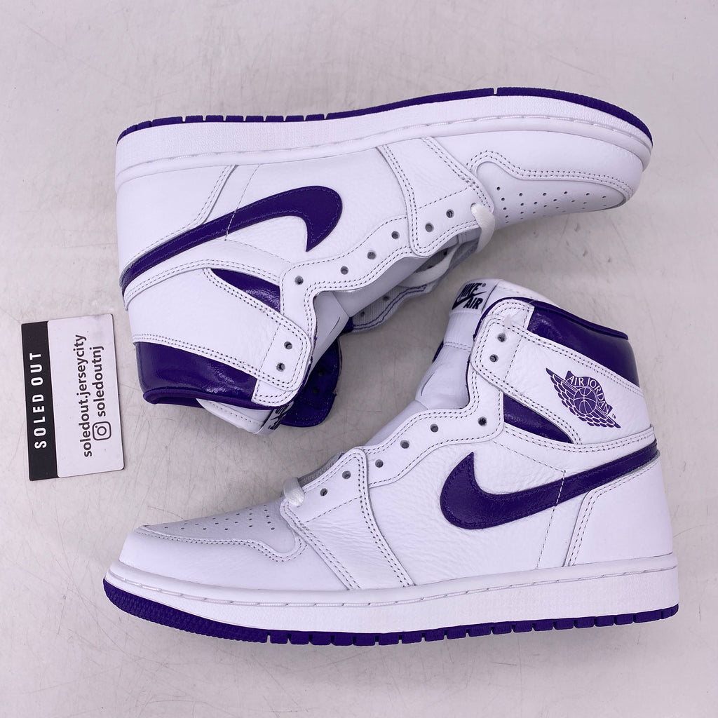 Air Jordan (W) 1 High "Court Purple" 2021 New Size 9.5W