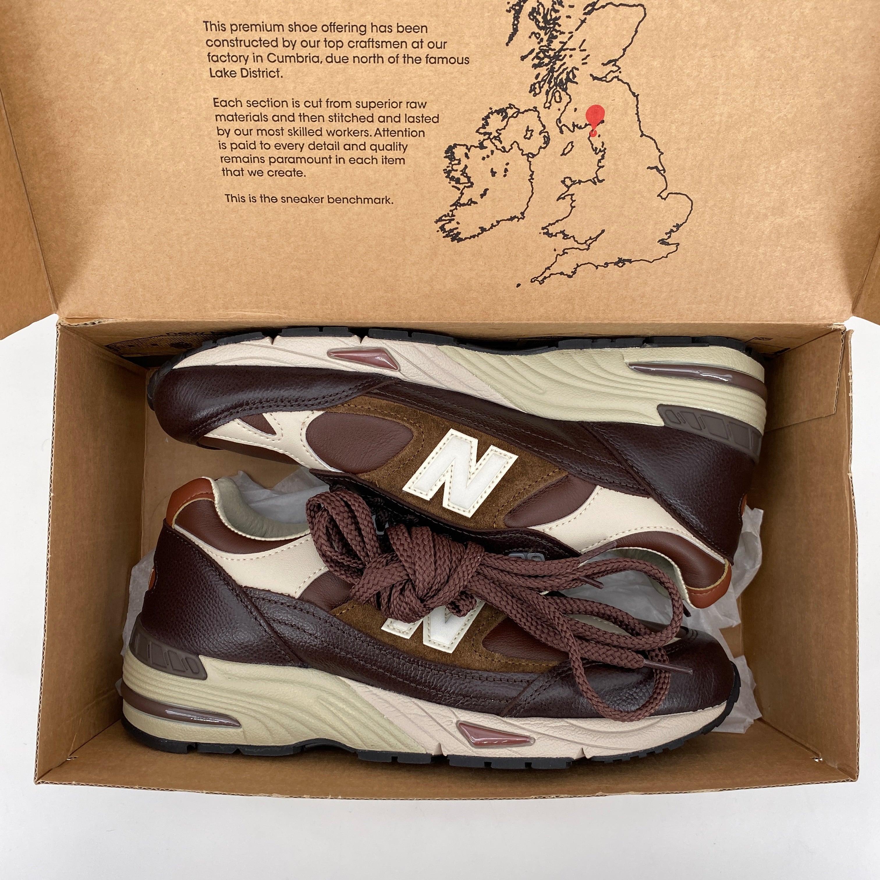 New Balance 991 &quot;French Roast&quot; 2022 New Size 7.5