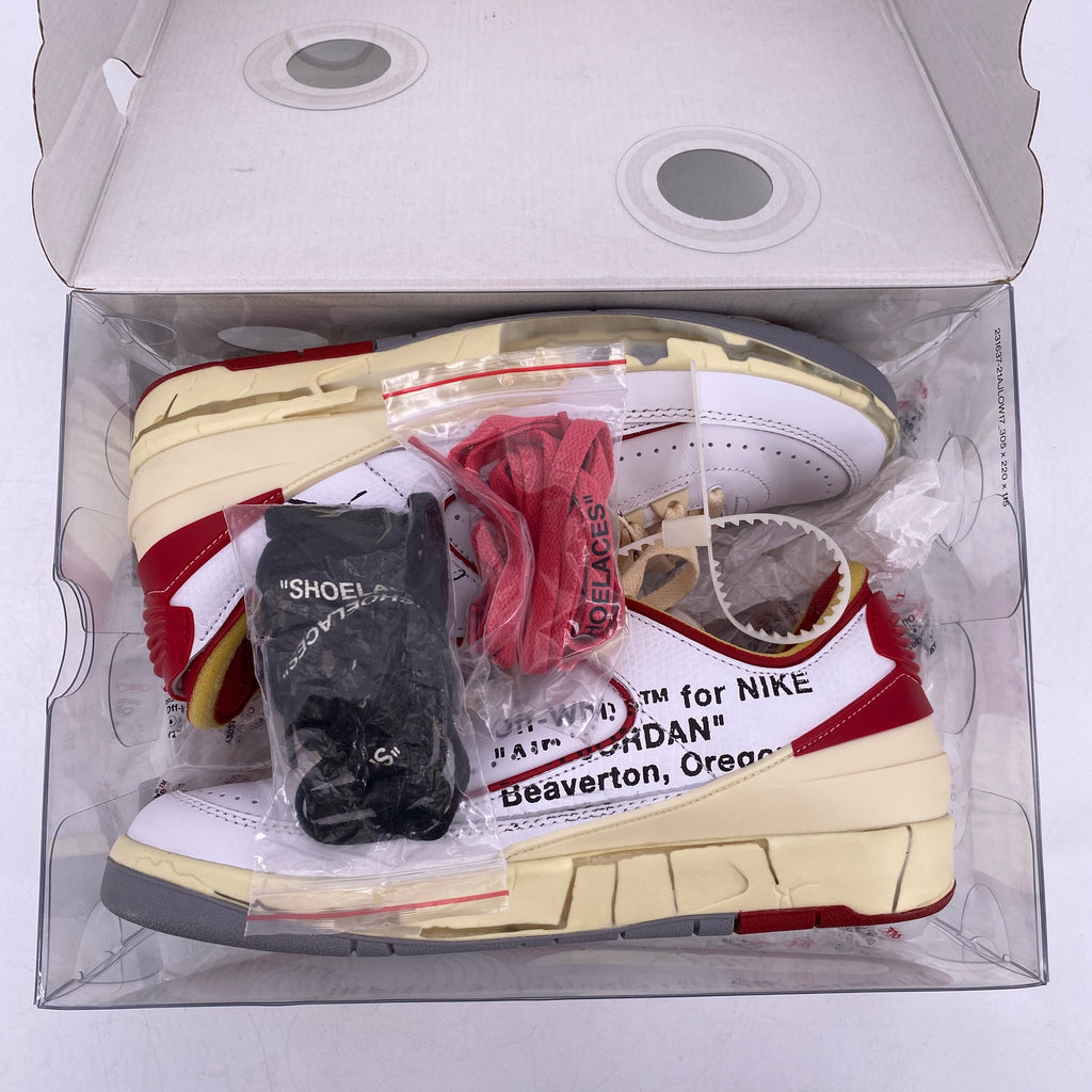 Air Jordan 2 Retro Low "Ow White Red" 2021 Used Size 8