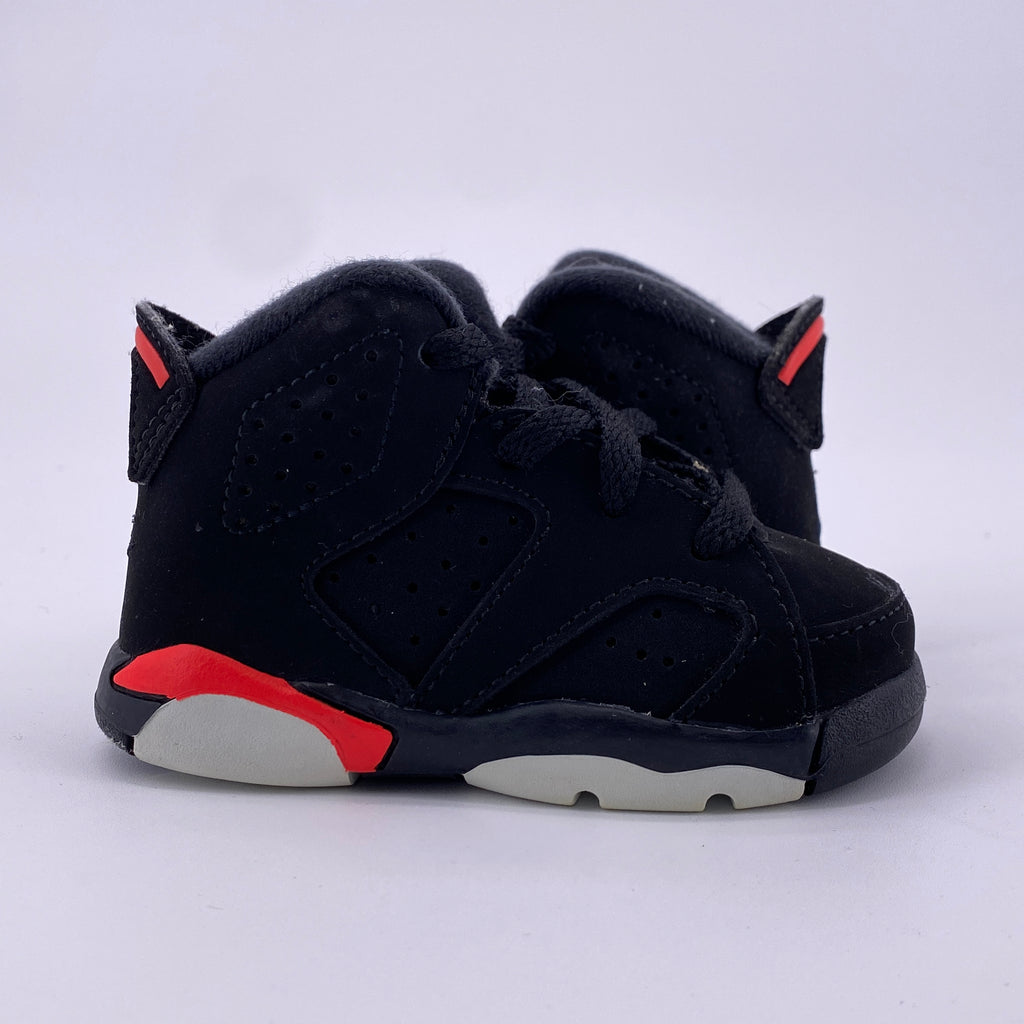 Air Jordan (TD) 6 Retro "Infrared" 2019 New Size 4c