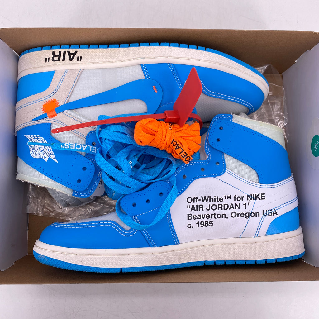 Air Jordan 1 Retro High OG "Off White Unc" 2018 New Size 9.5