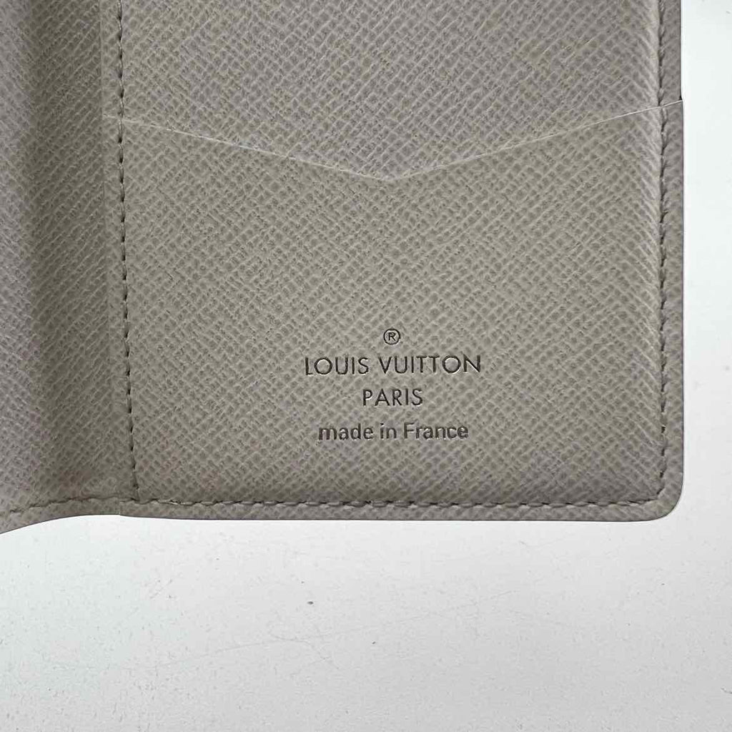 Louis Vuitton Organizer "MONOGRAM ANTARTICA" Used White Size OS
