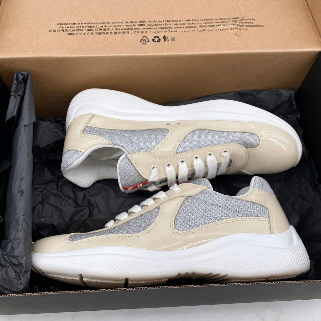 Prada America's Cup "Ivory"  Used Size 5.5 PRADA