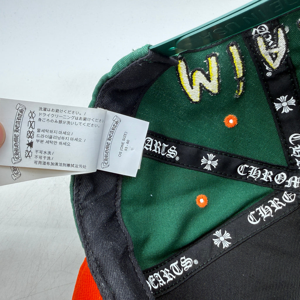 Chrome Hearts Snapback "MIAMI ART BASEL" Used Green Size OS