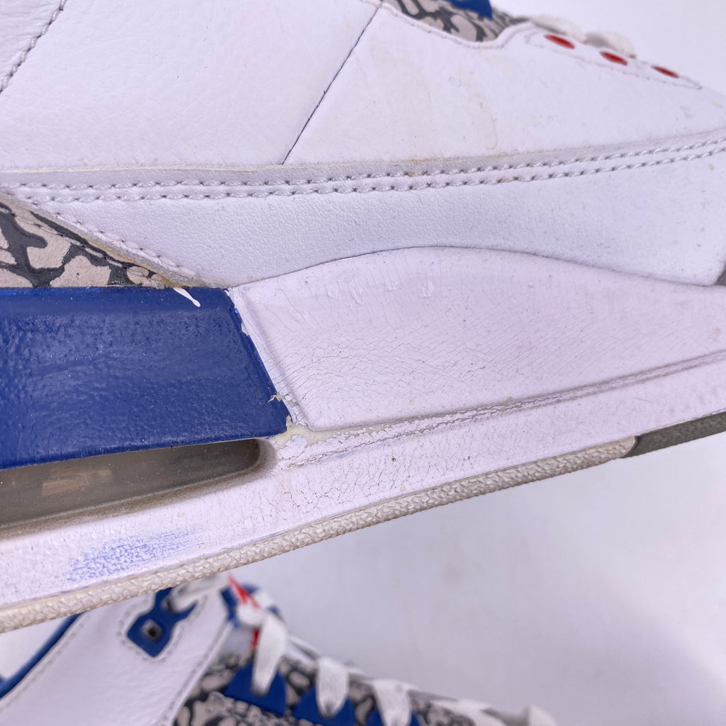 Air Jordan 3 Retro "True Blue" 2016 Used Size 10