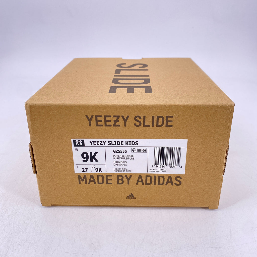 Yeezy (KIDS) Slide "Pure" 2021 New Size 9k